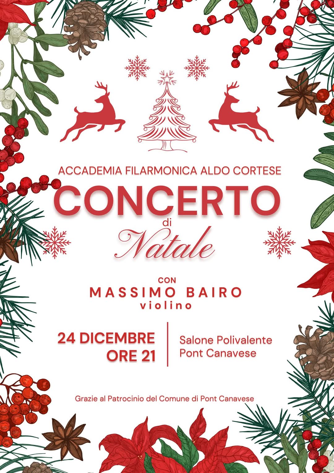 Locandina Concerto di Natale